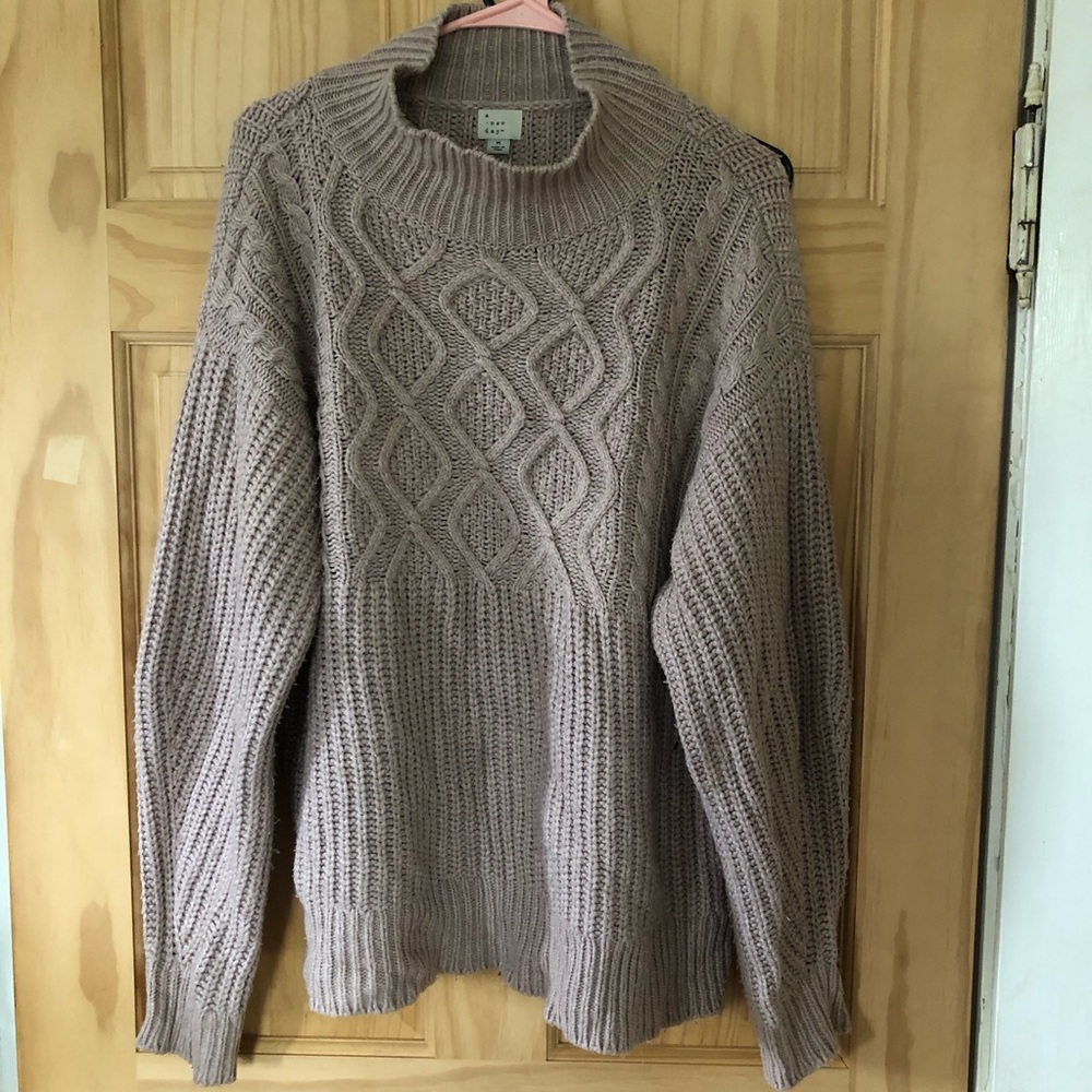 Mockneck Knit Sweater from a new day - Sz M